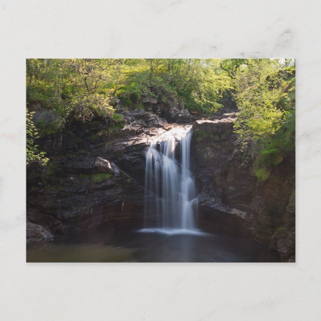 Cartão Postal Escócia - Falls of Falloch postal card (Frente)