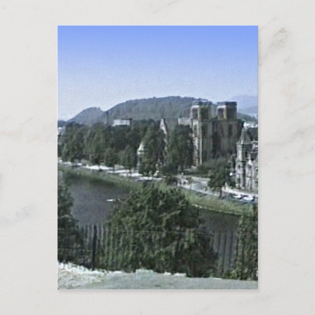 Cartão Postal Escócia Inverness Edifício jGibney O Museu Zaz (Frente)