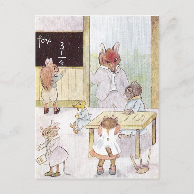Cartão Postal Escola da Sra. Owl (Frente)