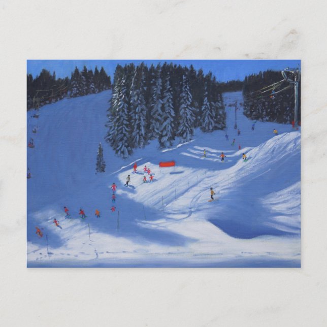 Cartão Postal Escola de Esqui Morzine 2014 (Frente)