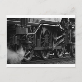 Cartão Postal escola de mecânico de locomotiva