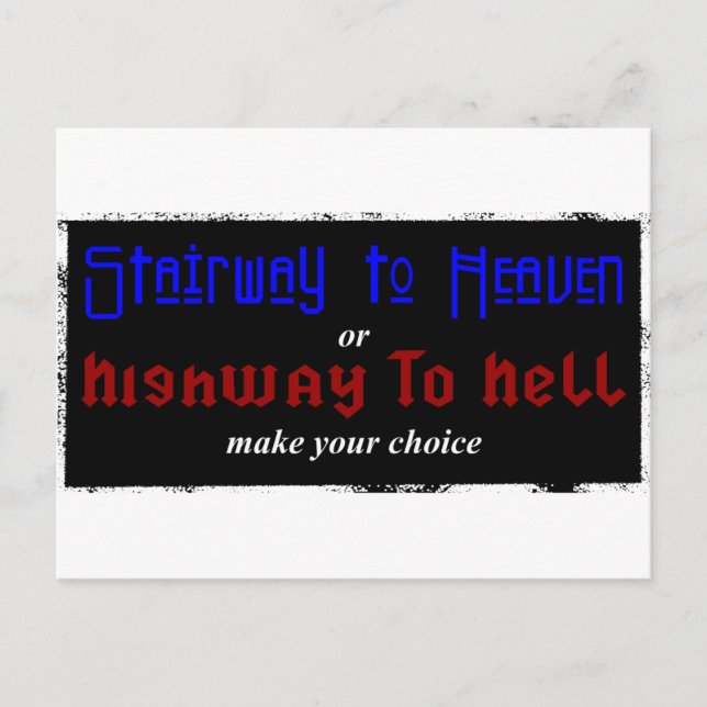 Cartão Postal Escolha (Frente)