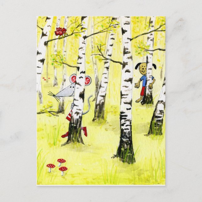 Cartão Postal Esconde-Esconde (Frente)