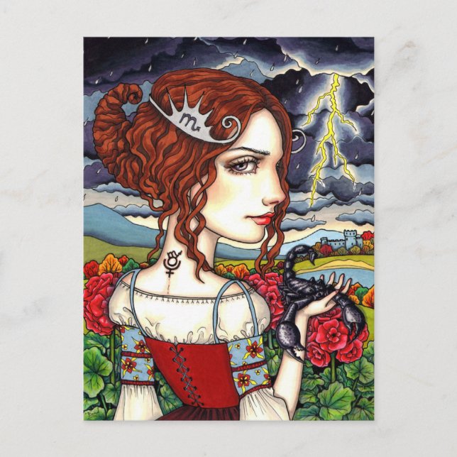 Cartão Postal Escorpião (Frente)