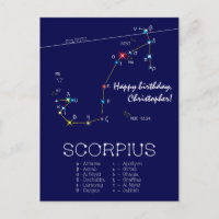 Escorpião de constelação do Zodiac