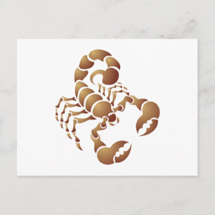 Cartão Postal Escorpião de Skorpion