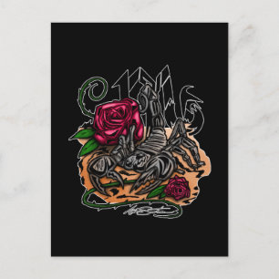 Cartão Postal Escorpião - Zodiac
