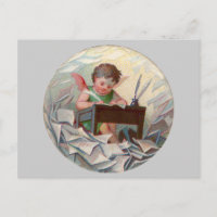 Escrevendo Vintage Angel Child em Mesa