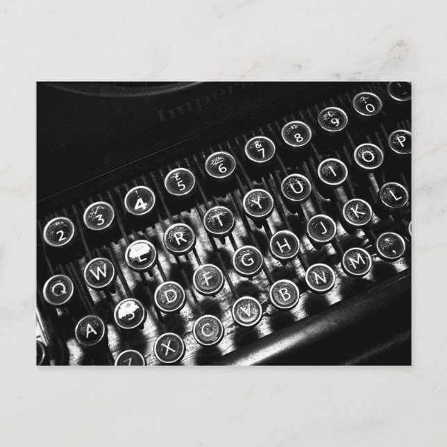 Cartão Postal Escrita Vintage (Frente)