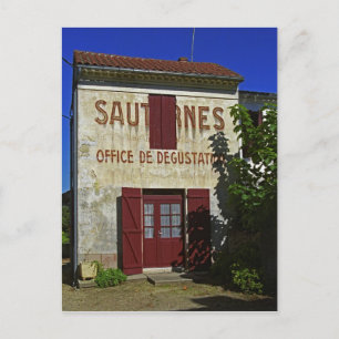 Cartão Postal Escritório de Degustação de Sauternes (Degustação