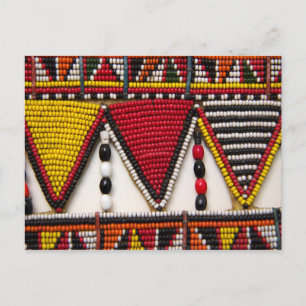 Cartão Postal Escritório Tribal de Maasai
