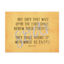 Escritura de Wings como Eagles KJV