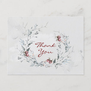 Cartão Postal Escritura Inspiradora Filipenses 1:3 Obrigado