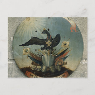 Cartão Postal Escudo de um oficial prussiano, 1764