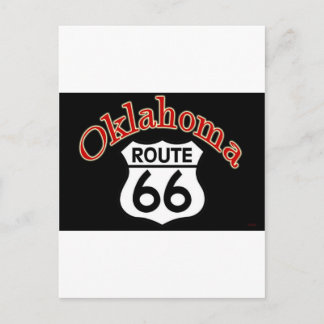 Cartão Postal Escudo do Oklahoma Route 66