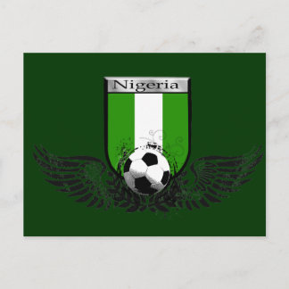 Cartão Postal Escudo emblema do futebol americano das alas niger