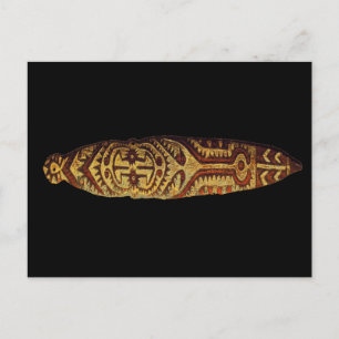 Cartão Postal Escudo Tribal Maori