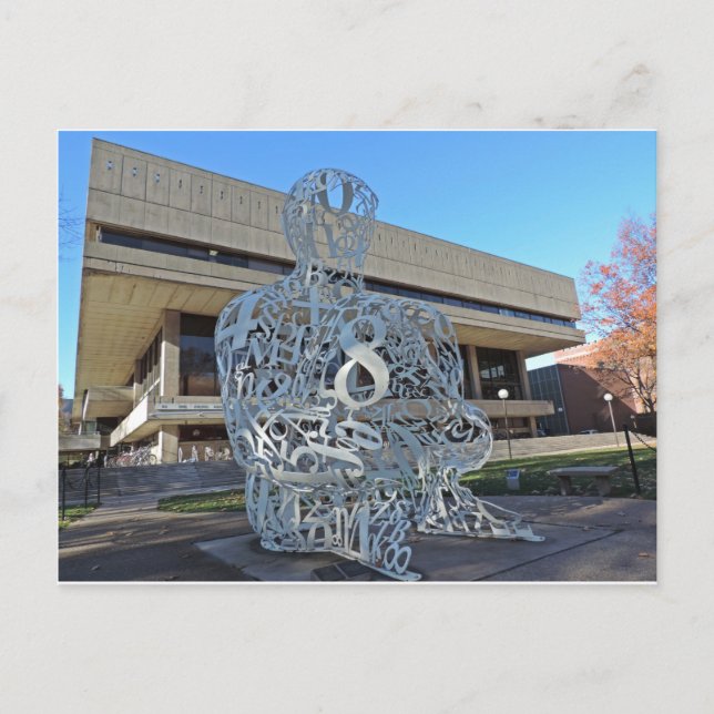 Cartão Postal Escultura alquimista (Frente)