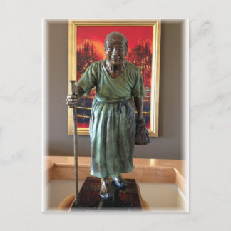 Cartão Postal Escultura da velha senhora