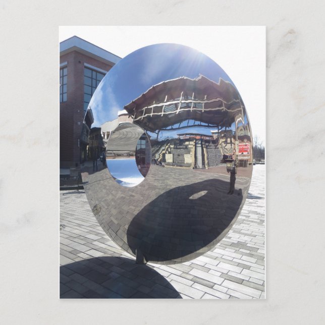 Cartão Postal Escultura Espelho (Frente)