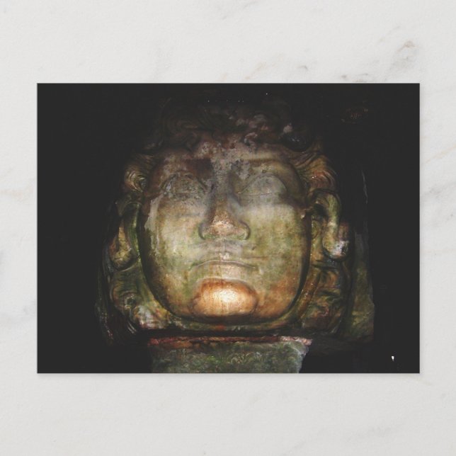 Cartão Postal Escultura Medusa (Frente)