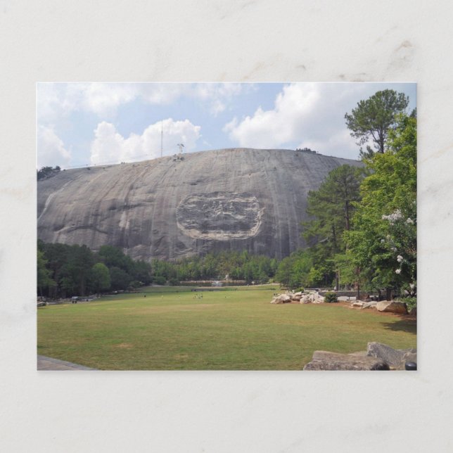 Cartão Postal Escultura Stone Mountain Stone Mountain Geórgia 3 (Frente)