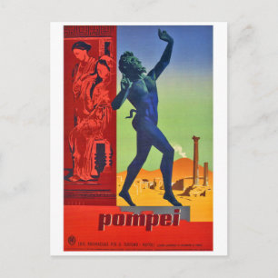 Cartão Postal Esculturas e Arte Pompeias, Nápoles, Itália