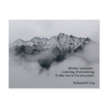 Escuta a poesia dos haicais da chuva