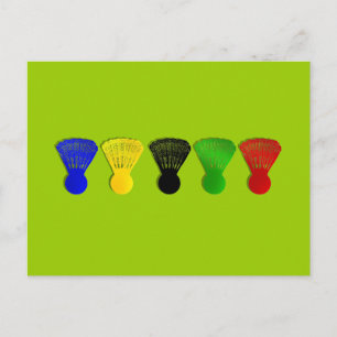 Cartão Postal escutas telefônicas de badminton