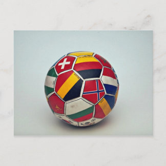 Cartão Postal Esfera de futebol