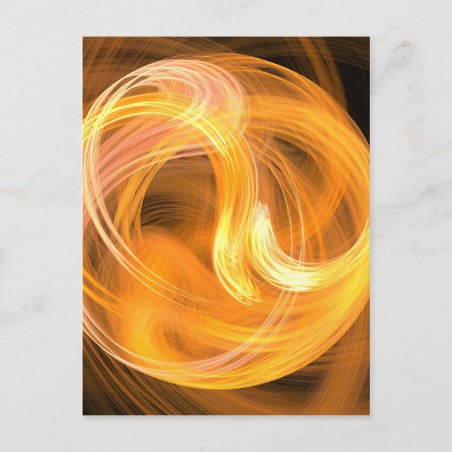 Cartão Postal Esfera do ouro (Frente)