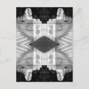 Cartão Postal Esfinge de Londres