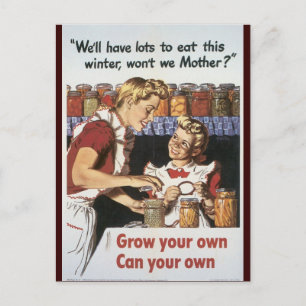 Cartão Postal Esforço de Trabalho em Guerra - posters de Trabal