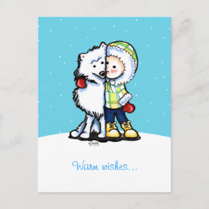 Cartão Postal Eskimo Kisses Winter