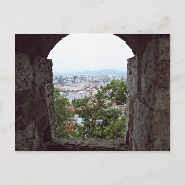 Cartão Postal Eslovênia - Liubliana - Vista (Frente)