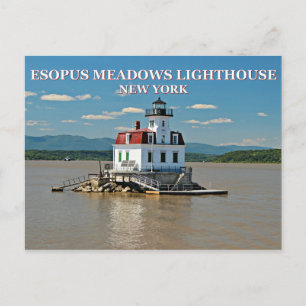 Cartão Postal Esopus Meadows Lighthouse, Cartão-postal de Nova I