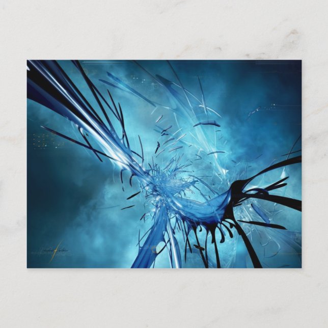 Cartão Postal Espaço Azul (Frente)