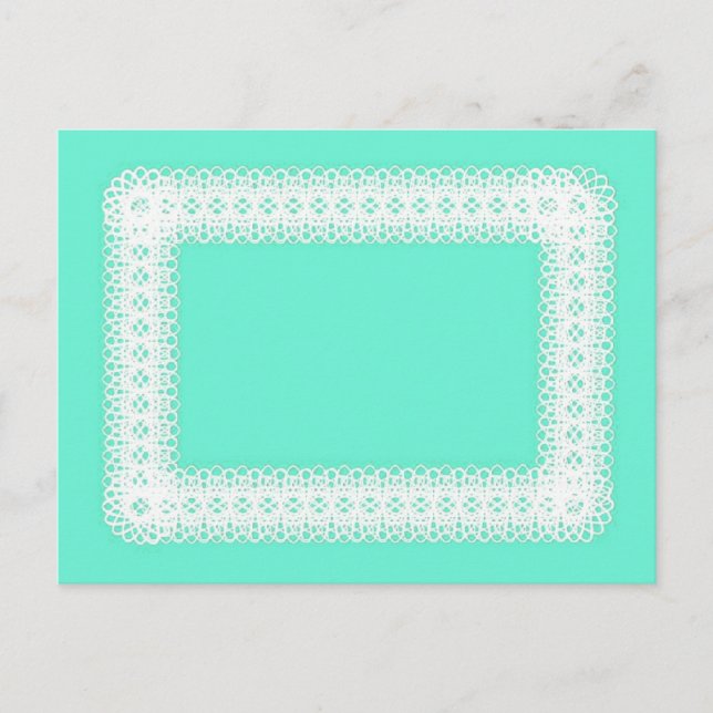 Cartão Postal Espaço branco no Verde limão - DIY (Frente)