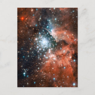 Cartão Postal Espaço em Cluster Gigante Nebula Star