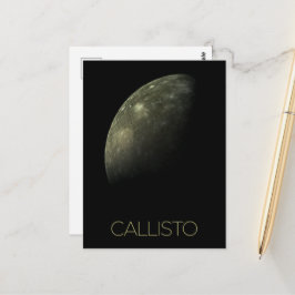 Cartão Postal Espaço Exterior, Cosmos, Sistema Solar, Callisto d