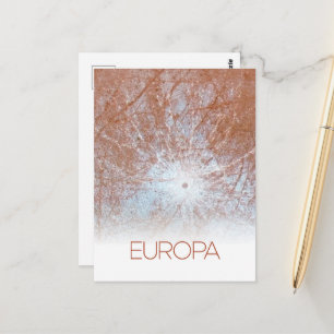 Cartão Postal Espaço Exterior, Cosmos, Sistema Solar, Lua Europa