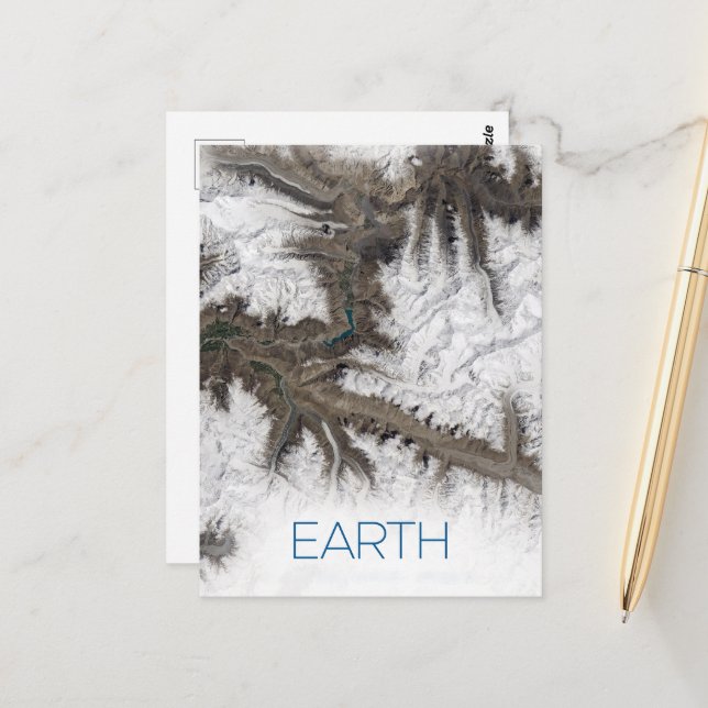 Cartão Postal Espaço Exterior, Cosmos, Sistema Solar, Planeta Te (Frente/Verso In Situ)