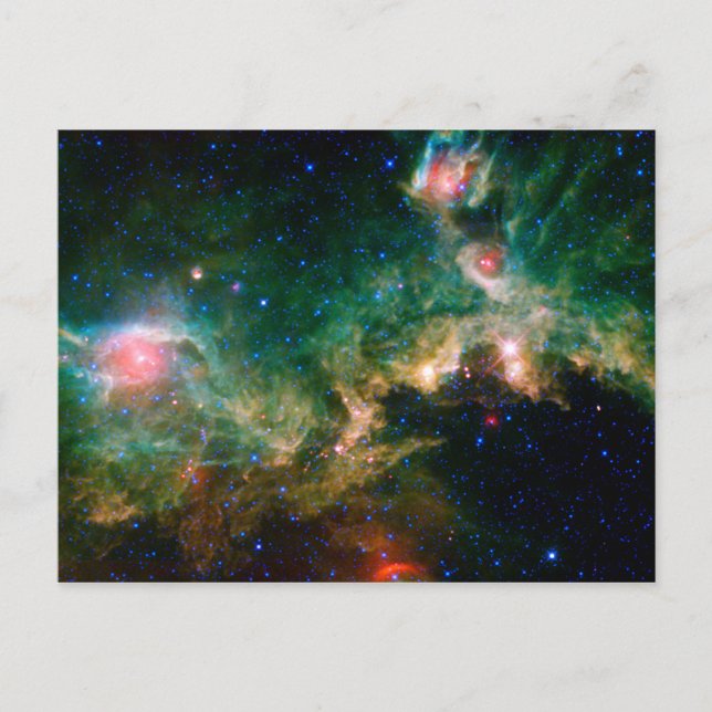 Cartão Postal Espaço Nasa do Seagull Nebula (Frente)