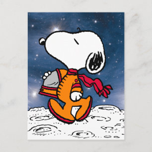 Cartão Postal ESPACO   Snoopy
