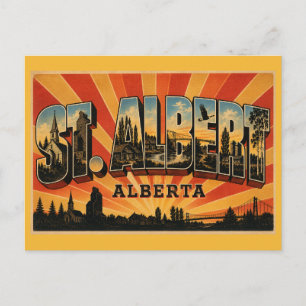 Cartão Postal Espaço Verde Histórico de St. Albert Alberta