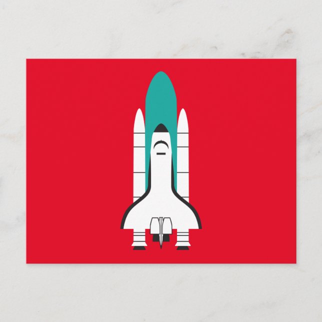 Cartão Postal espaçonave (Frente)