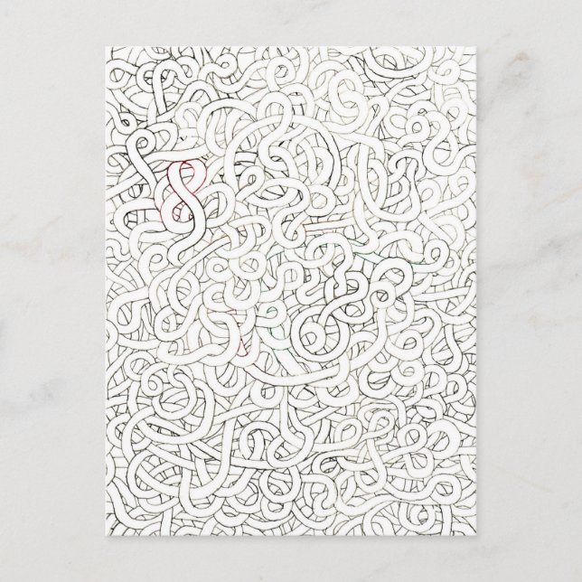 Cartão Postal Espaguete (Frente)