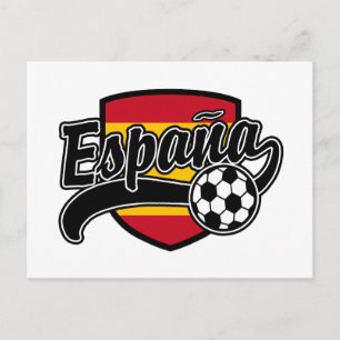 Cartão Postal Espana Soccer