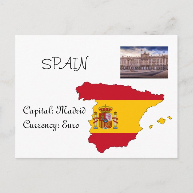 Cartão Postal Espanha (Frente)