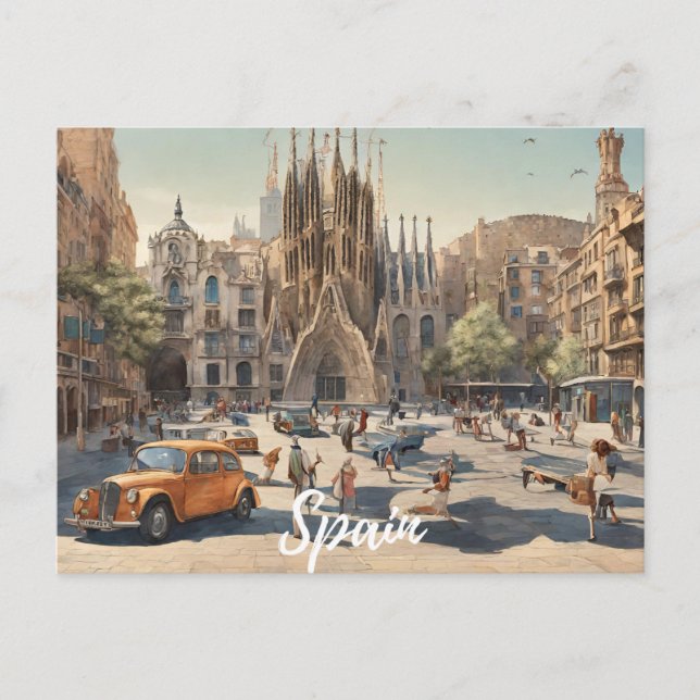 Cartão Postal Espanha (2) (Frente)